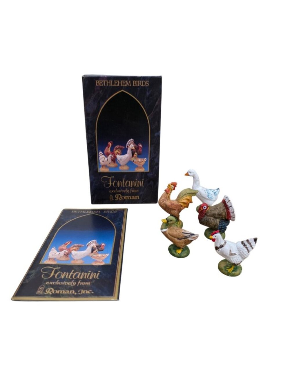Fontanini #51513 Bethlehem Birds Figurines for 5" Heirloom Nativities